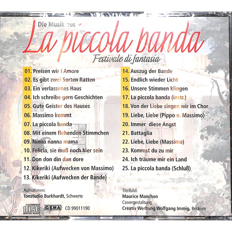 Notenbild für KOENIG 1200-CD - LA PICCOLA BANDA