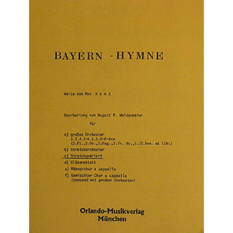 Titelbild für ORLANDO -V6145 - BAYERNHYMNE