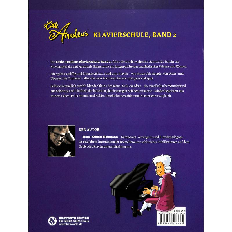 Notenbild für BOE 7450 - LITTLE AMADEUS KLAVIERSCHULE 2