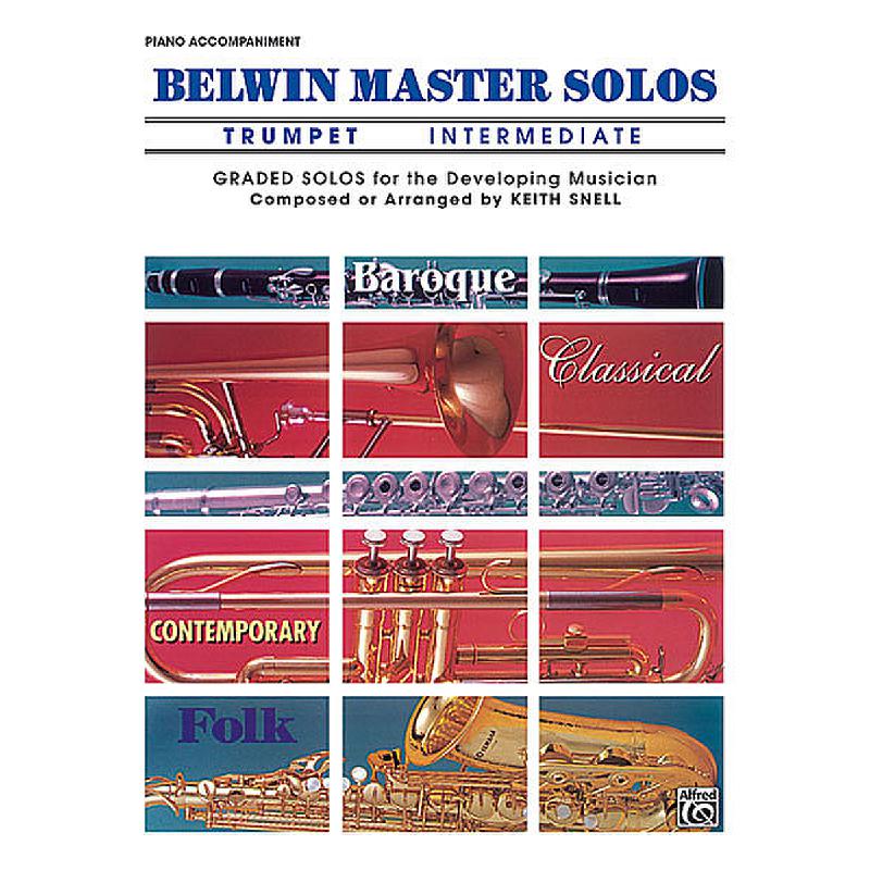 Titelbild für EL 03389 - BELWIN MASTER SOLOS 1 TRP - INT