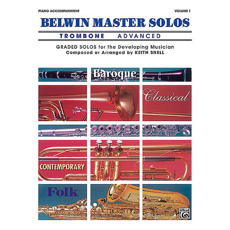 Titelbild für EL 03541 - BELWIN MASTER SOLOS 1 POS - ADV