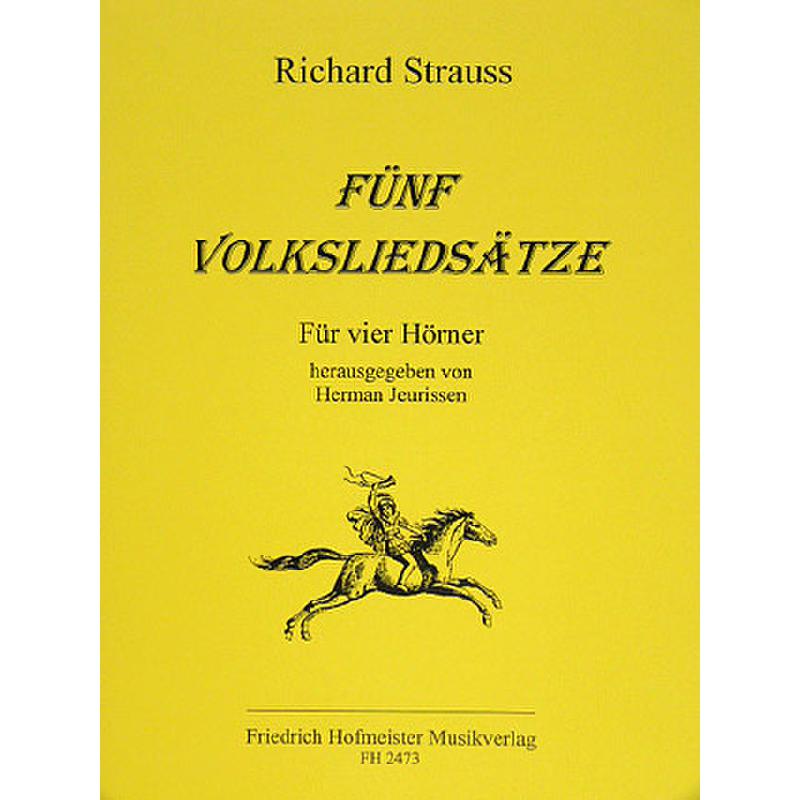 Titelbild für FH 2473 - 5 VOLKSLIEDSAETZE