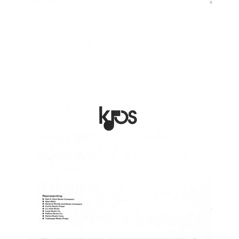 Notenbild für KJOS -G115S - LA FRESCOBALDA