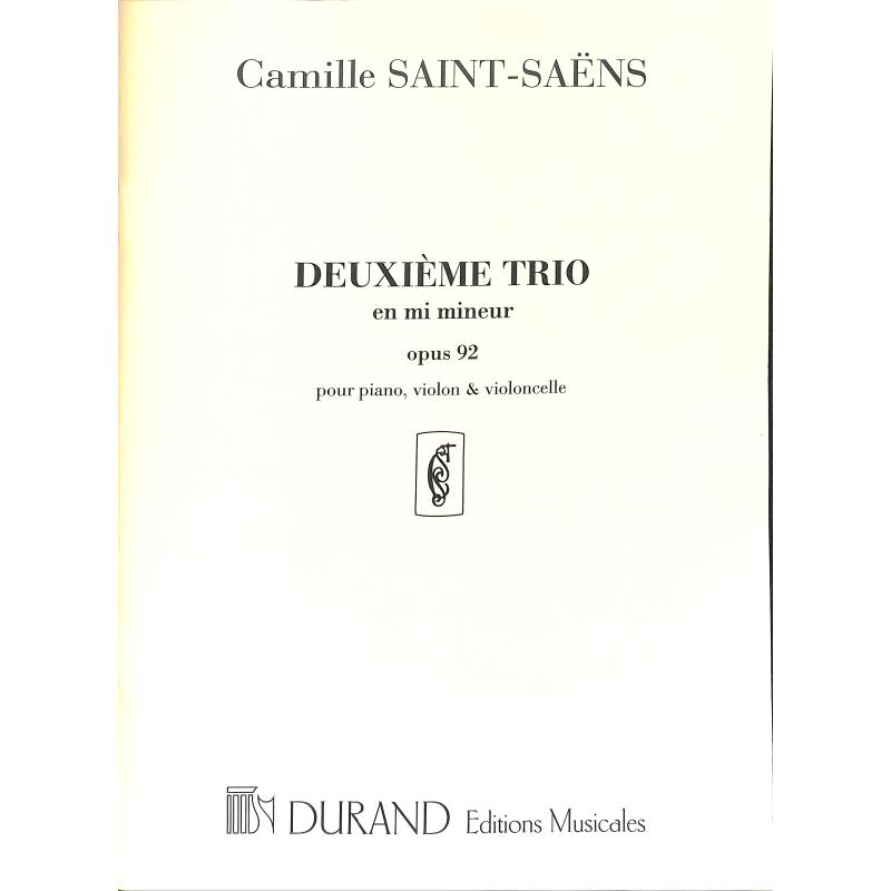 Titelbild für DF 4552 - Trio 2 e-moll op 92