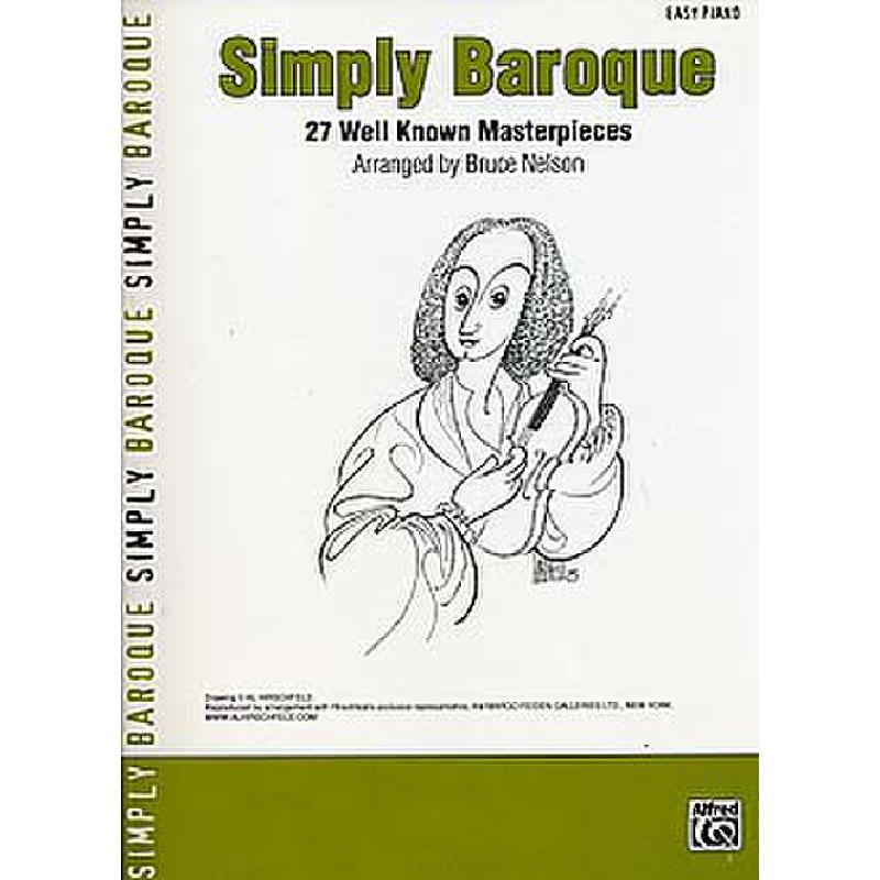 Titelbild für ALF 30039 - SIMPLY BAROQUE - 27 WELL KNOWN MASTERPIECES