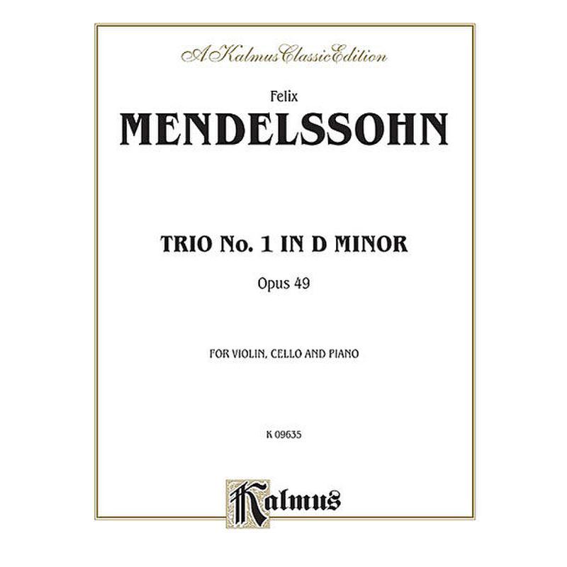 Titelbild für KALMUS 09635 - TRIO D-MOLL OP 49