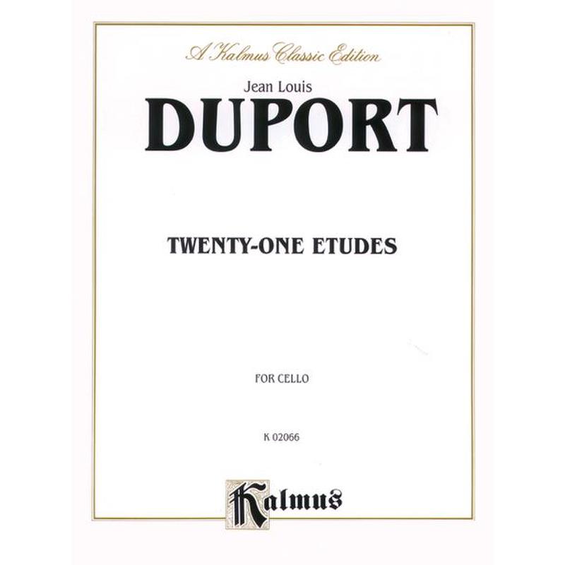 Titelbild für KALMUS 02066 - 21 ETUDES