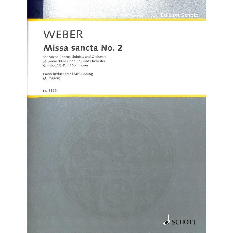 Titelbild für ED 8859 - MISSA SANCTA 2 G-DUR WEV A 5