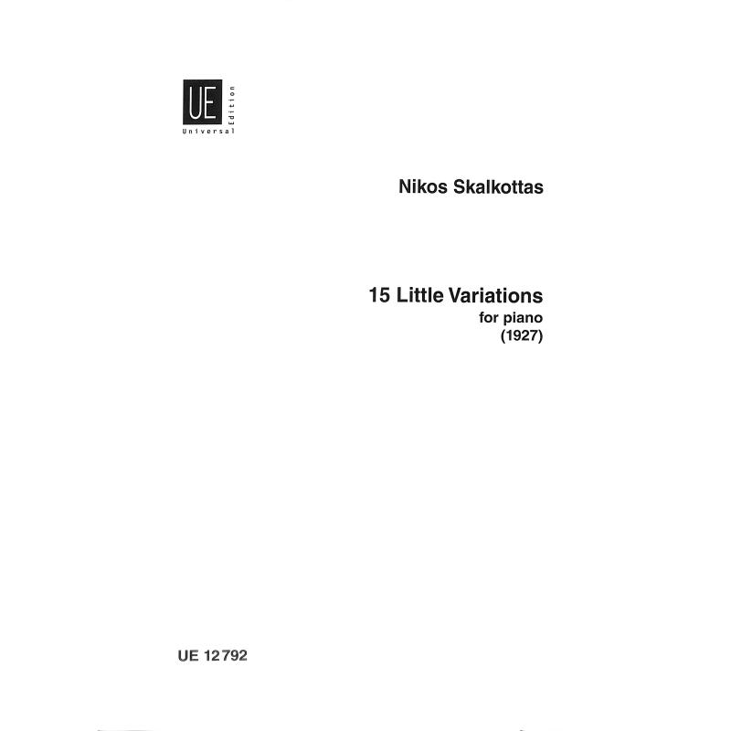 Titelbild für UE 12792 - 15 LITTLE VARIATIONS