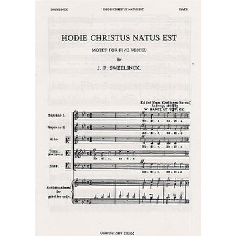 Titelbild für MSNOV 290162 - HODIE CHRISTUS NATUS EST