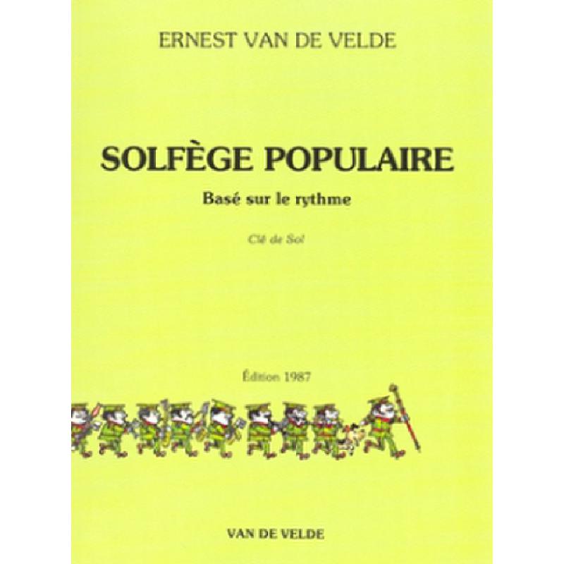 Titelbild für VV 1302 - SOLFEGE POPULAIRE B