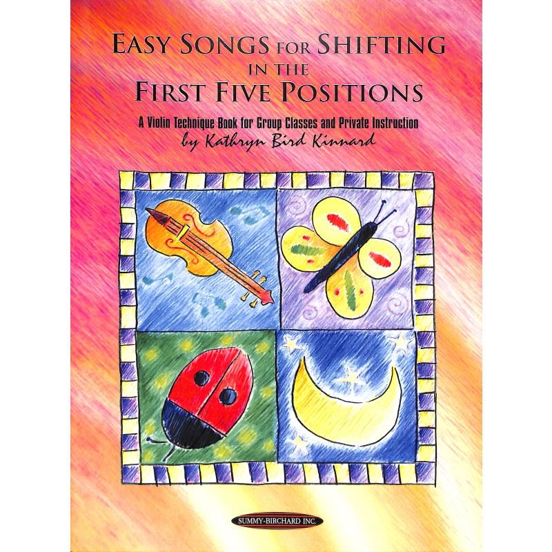 Titelbild für SBM 20490X - Easy songs for shifiting in the first five positions