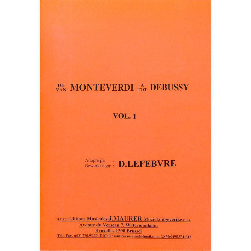 Titelbild für MAURER 1265 - DE MONTEVERDI A DEBUSSY 1