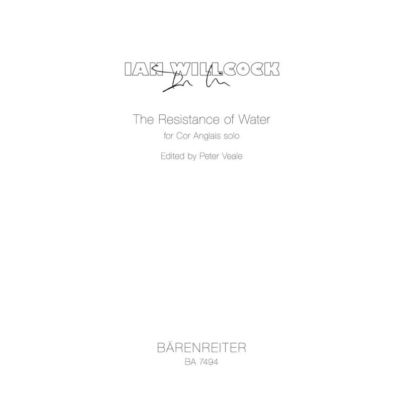 Titelbild für BA 7494 - THE RESISTANCE OF WATER