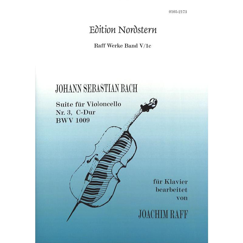 Titelbild für NORDST 0105-2173 - SUITE 3 C-DUR BWV 1009 (VC)