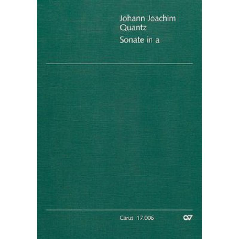 Titelbild für CARUS 17006-00 - Sonate a-moll