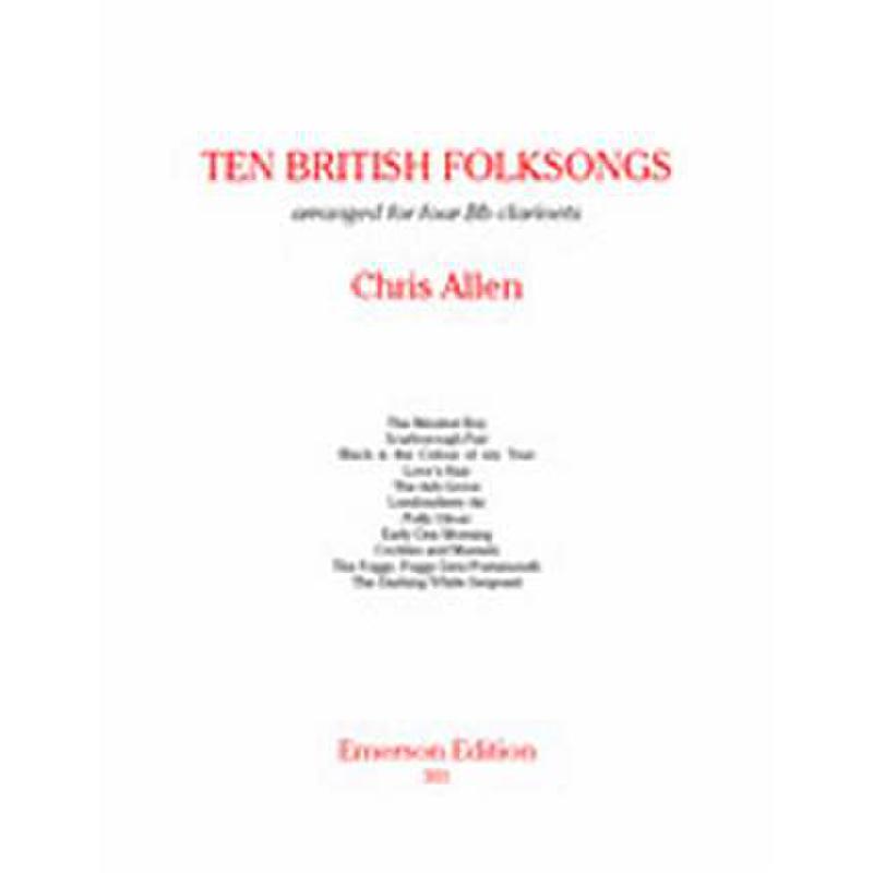 Titelbild für EMERSON 301 - 10 BRITISH FOLKSONGS