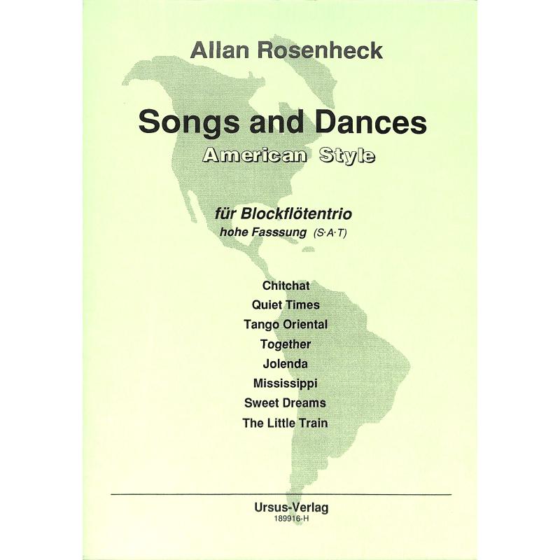 Titelbild für URSUS 189916-H - SONGS AND DANCES - AMERICAN STYLE