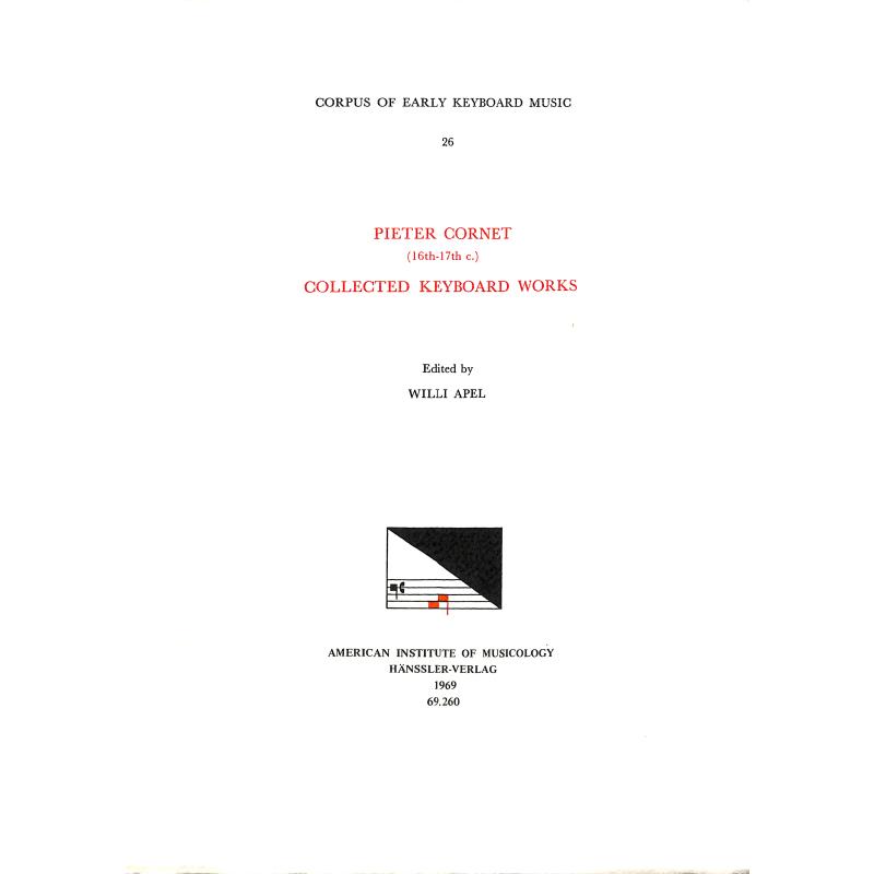 Titelbild für CEKM 26 - COLLECTED KEYBOARD WORKS