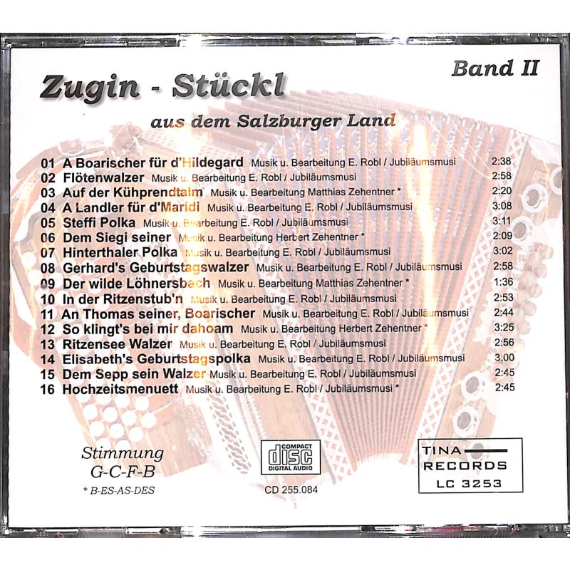 Notenbild für ROBL 500-CD - ZUGIN STUECKL 2 AUS DEM SALZBURGER LAND