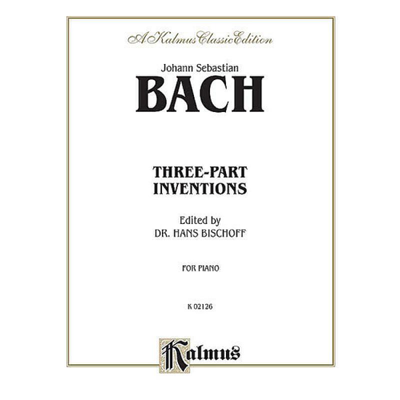 Titelbild für KALMUS 02126 - DREISTIMMIGE INVENTIONEN (SINFONIEN) BWV 787-801