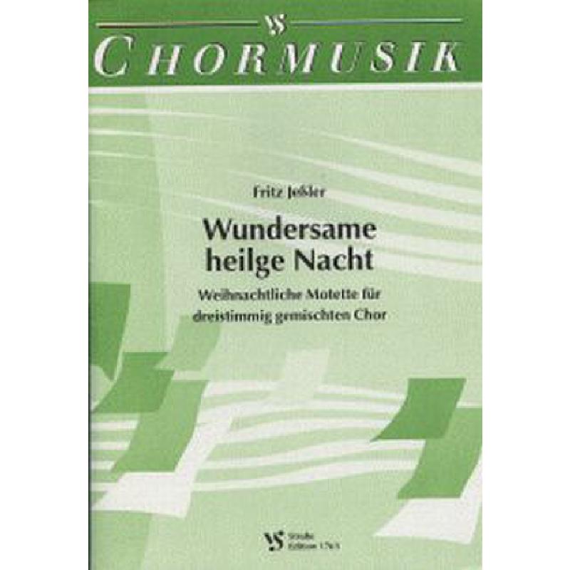 Titelbild für VS 1763 - WUNDERSAME HEIL'GE NACHT