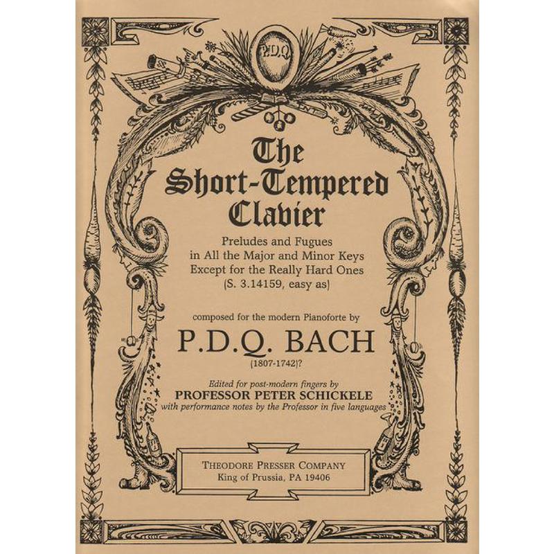 Titelbild für PRESSER 410-41313 - THE SHORT TEMPERED CLAVIER
