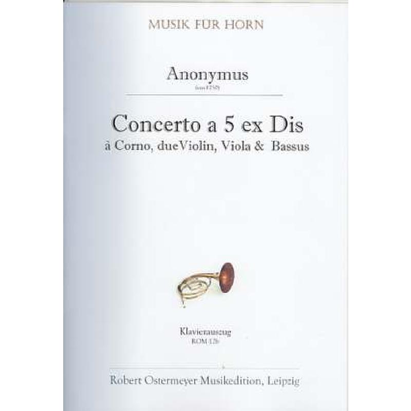 Titelbild für ROM 12A - CONCERTO A 5