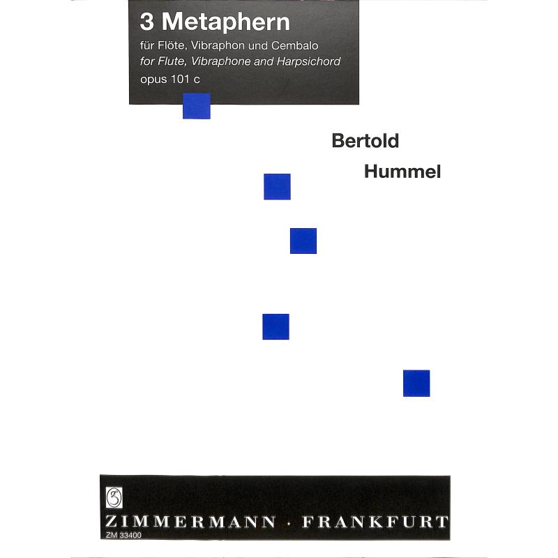 Titelbild für ZM 33400 - 3 METAPHERN OP 101 C