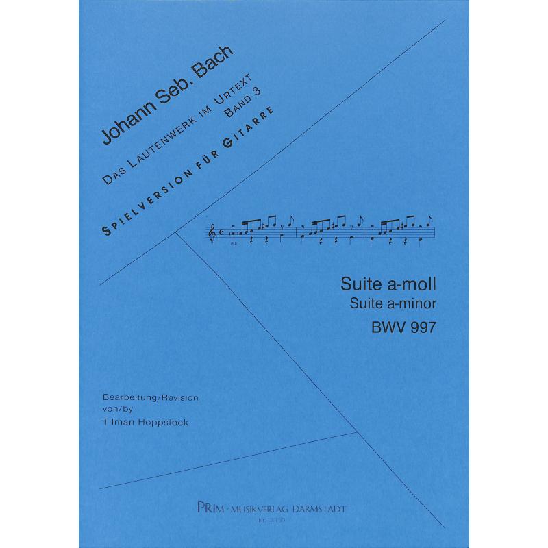 Titelbild für PRIM 13750 - SUITE A-MOLL BWV 997