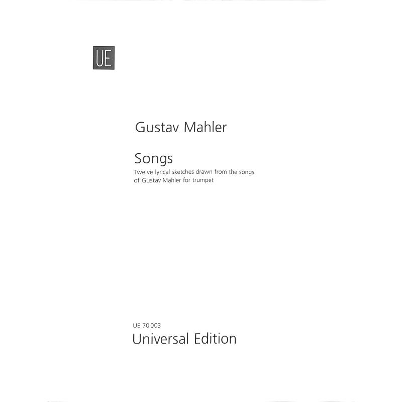 Titelbild für UE 70003 - MAHLER SONGS FOR TRUMPET