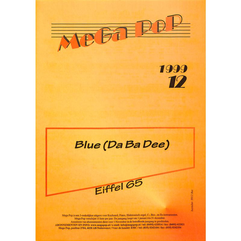 Titelbild für MDFK 9912-BES - Blue (da ba dee)