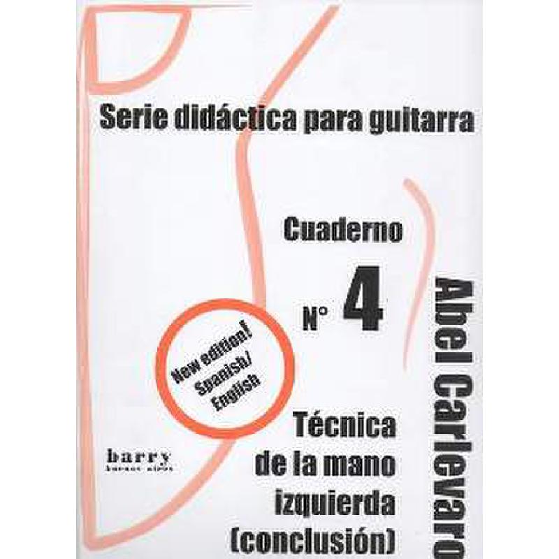 Titelbild für BARRY 4013 - CUADERNO 4 - TECHNICA DE LA MANO IZQUIERDA