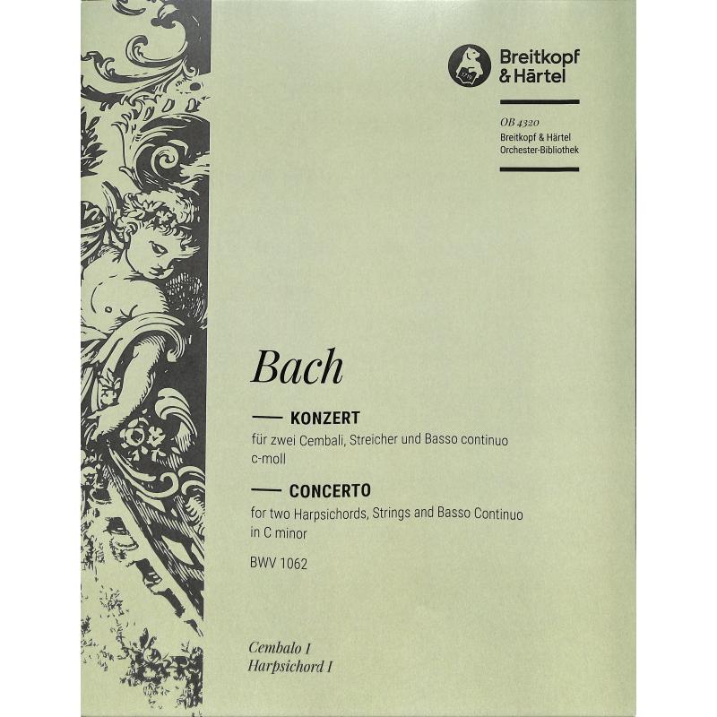 Titelbild für EBOB 4320-03 - KONZERT C-MOLL BWV 1062 - 2 CEM