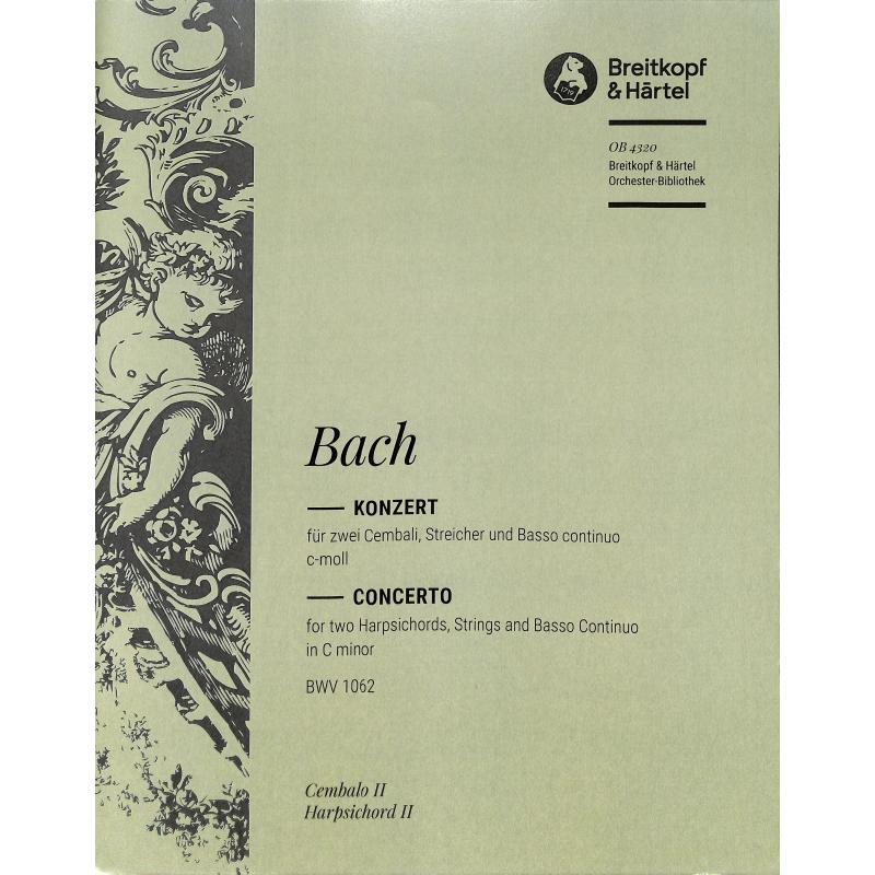 Titelbild für EBOB 4320-04 - KONZERT C-MOLL BWV 1062 - 2 CEM