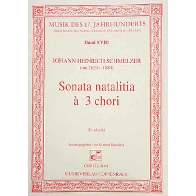 Titelbild für CARUS 91223-00 - Sonata natalitia a 3 chori