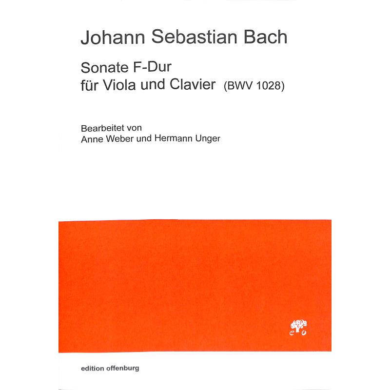 Titelbild für OFFENB -BC-2104 - SONATE F-DUR BWV 1028 (GAMBENSONATE 2)