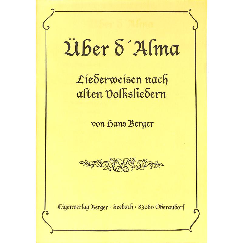 Titelbild für SEEBACH -MVB1090 - Über d'Alma - Liederweisen nach