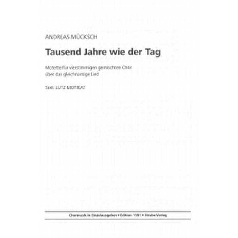 Titelbild für VS 1991 - TAUSEND JAHRE WIE DER TAG