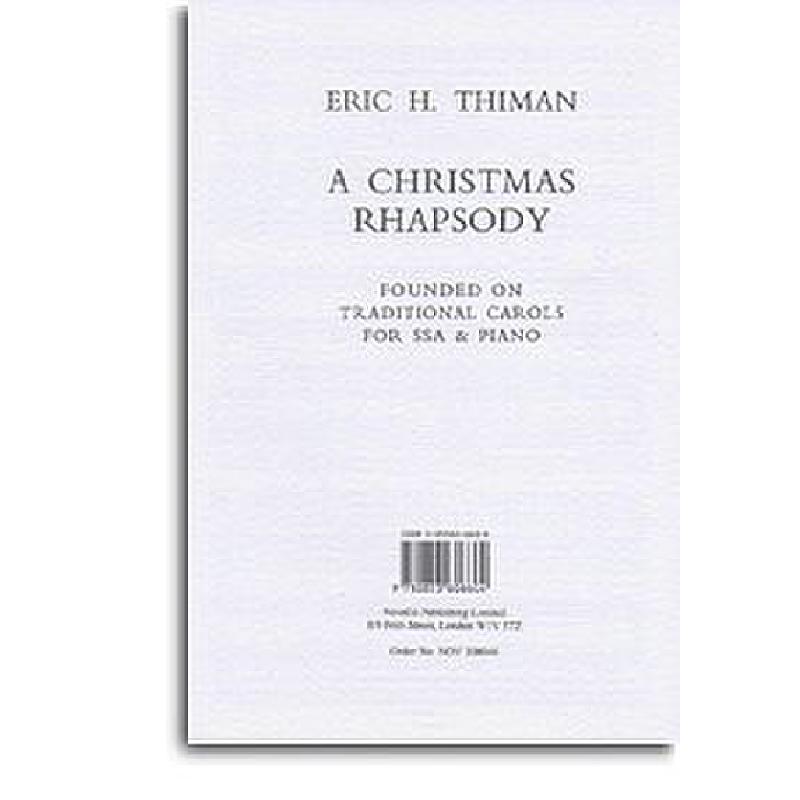 Titelbild für MSNOV 200046 - A CHRISTMAS RHAPSODY