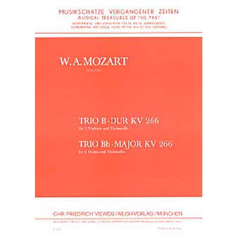 Titelbild für V 1765 - TRIO B-DUR KV 266