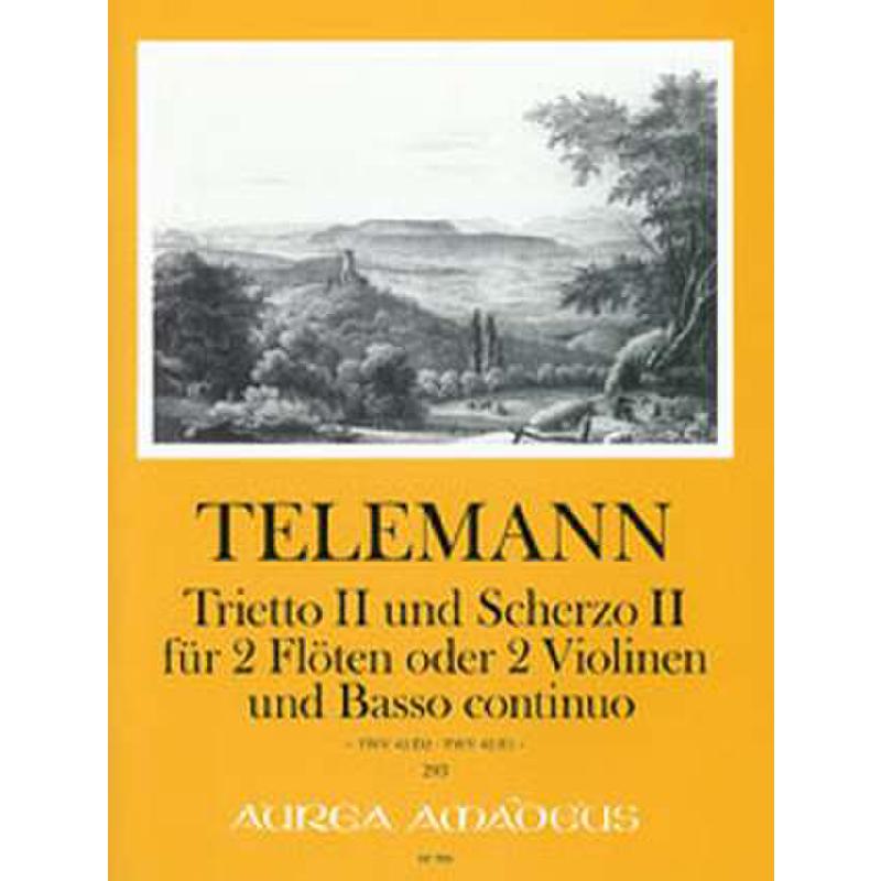 Titelbild für BP 986 - TRIETTO 2 UND SCHERZO 2 TWV 42/D2 TWV 42/E1