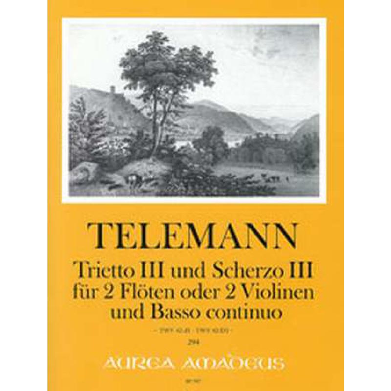 Titelbild für BP 987 - TRIETTO 3 UND SCHERZO 3 TWV 42/D1 TWV 42/D3