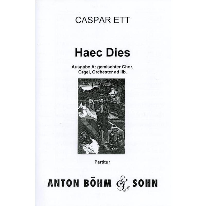 Titelbild für BOEHM 7549-01 - HAEC DIES - AUSGABE A
