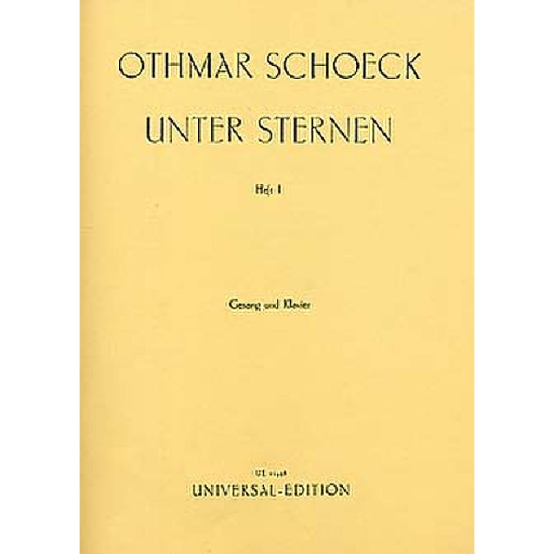 Titelbild für UE 11498 - UNTER STERNEN 1