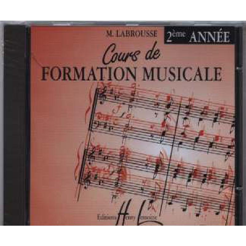 Titelbild für LEMOINE 26120-CD - COURS DE FORMATION MUSICALE 2 ANNEE