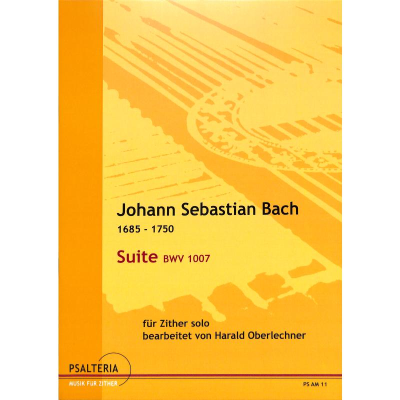 Titelbild für PSALTERIA -AM11 - SUITE BWV 1007 (VC)