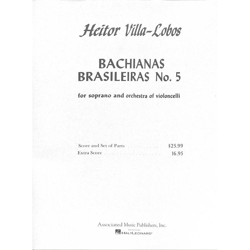 Titelbild für GS 24212 - BACHIANAS BRASILEIRAS 5