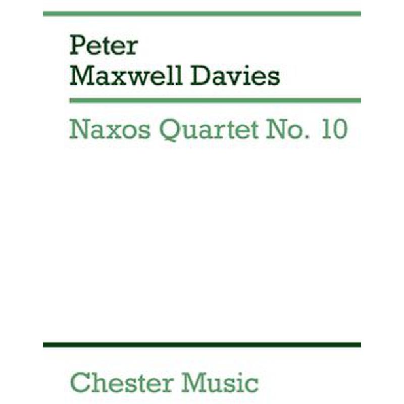 Titelbild für CH 72809 - NAXOS QUARTETT 10