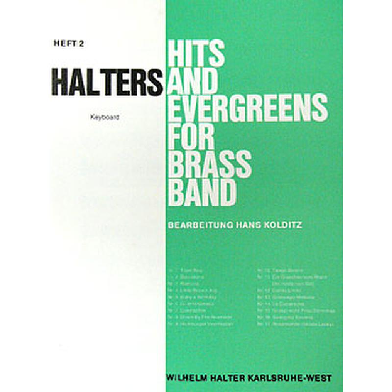 Titelbild für HAL 2155-KEYB - HALTERS HITS + EVERGREENS 2